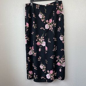 Casual Corner Annex Floral Midi Skirt Size Petite  M EUC
